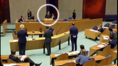 Dutch Minister of Health faints from fatigue