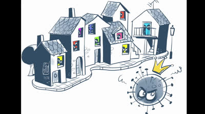 The story of the Coronavirus for the little ones in the house