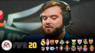 Juanma Castaño interviews Ibai Llanos at COPE about the FIFA 20 tournament with one player from each LaLiga team