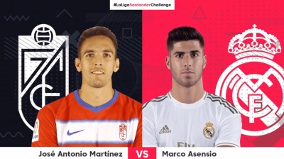 Granada (J.A. Martinez) vs Real Madrid (Marco Asensio) #LaLigaSantanderChallenge ft Ibai Llanos