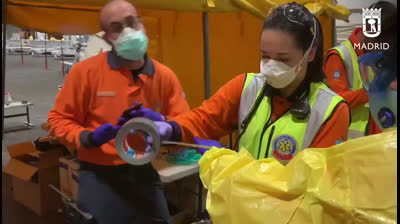 Así funciona el hospital de emergencia de IFEMA