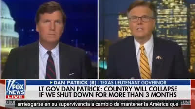 Texas Lt. Gov. Dan Patrick:  "Older people should be willing to sacrifice for the future United States.