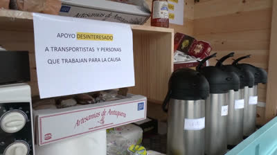 "Coja lo que necesite", así ayuda a los transportistas el Hotel Restaurante El Hacho