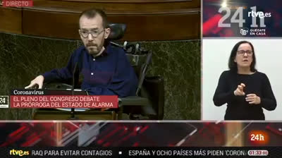 Pablo Echenique: "I am not going to do anything that will not stop this epidemic"