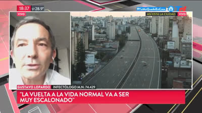 Argentine doctor reproaches the media for "counting deaths"