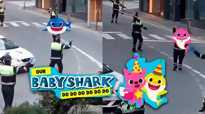 Baby Shark Andorra Police