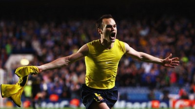 Gol di Iniesta contro il Chelsea