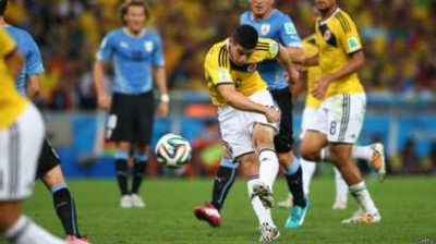 Gol di James ai Mondiali del 2014