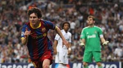 Gol di Messi contro il Real in Champions League
