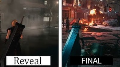 Final Fantasy VII Remake - Versión final vs Versión "reveal" 2015