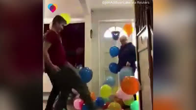 Every day a mother nurse receives a different welcome home