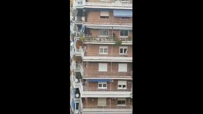 Carrera en la terraza