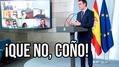 WTF! at the Pedro Sánchez press conference