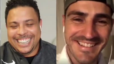 Iker Casillas y Ronaldo Nazario hablando de su época en el Real Madrid