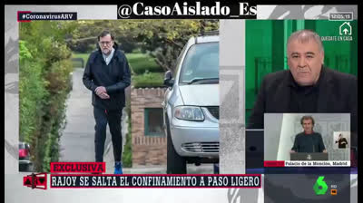 Mariano Rajoy se salta el confinamiento y sale de su casa para pasear