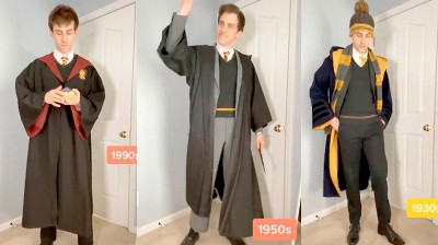 Evolución de los uniformes de Hogwarts según las tendencias