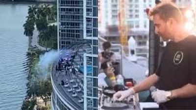 David Guetta hace un concierto benéfico desde su balcón de Miami