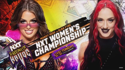 Mandy Rose Vs Alba Fyre - Título Femenino de NXT - NXT Halloween Havoc 2022