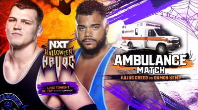 Julius Creed Vs Damon Kemp - Ambulance Match - NXT Halloween Havoc 2022