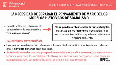 03. Socialismo y Marxismo (Vitantonio Gioia). MOOC sobre Pensamiento Económico de la Universidad de Zaragoza. Proyecto de Innovación Docente