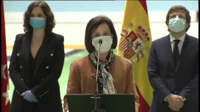 Emocionante discurso de la Ministra de Defensa