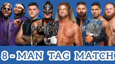 8 - MAN TAG TEAM MATCH - SMACK DOWN 12 DE MARZO DE 2021