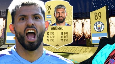 Aguero gets angry playing FIFA (Compilation)