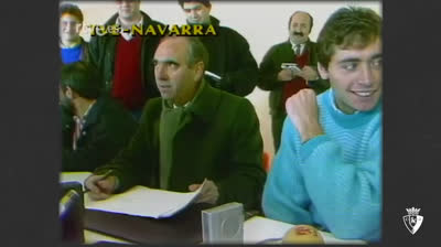 Michael Robinson en Osasuna