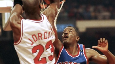 Michael Jordan vs Detroit Pistons