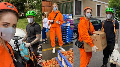 Chiara Ferragni and Fedez keep helping