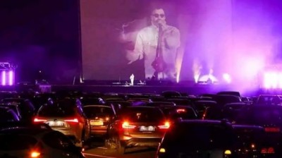 'Drive-in Rave', conciertos desde el coche