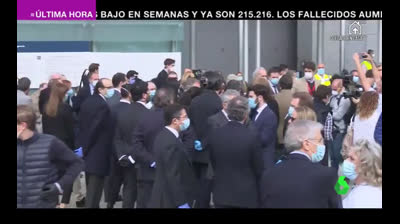 Aglomeración en el cierre de IFEMA