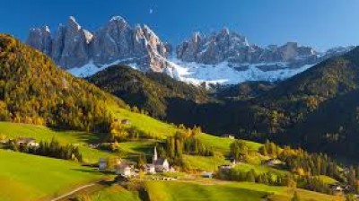 Life in the mountains of the Alps