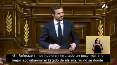 Pablo Casado: "We have not seen any cockatoo, but we have seen all kinds of dobermans"