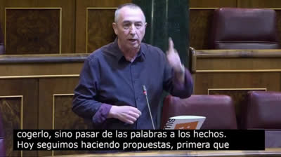 Joan Baldoví: "Las empresas en paraísos fiscales no se pueden acoger a las ayudas"