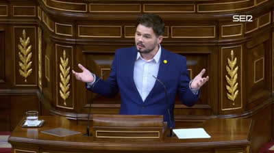 Gabriel Rufián anuncia el NO de ERC a la prorroga del Estado de Alarma