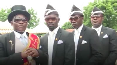 Blacks of Coffin - Demostrations neighborhood Salamanca Madrid