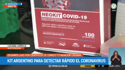 Kit Argentino para detectar Coronavirus en 1 hora