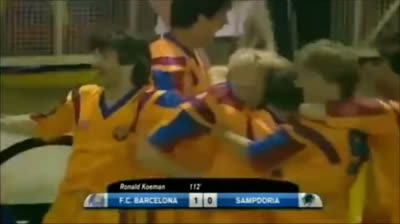 Gol Ronald Koeman | Finale di Champions League | Wembley 92