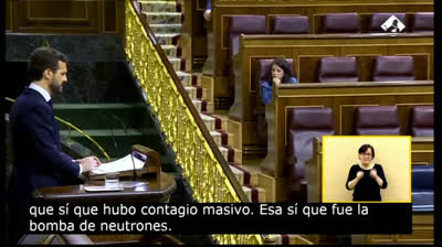 Casado, a Sánchez: "Ha puesto de vicepresidente a un comunista abogado de las FARC"