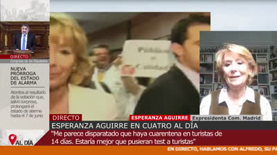 Esperanza Aguirre: "Yo no recorté en Sanidad pública durante mi mandato"