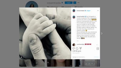 Inés Arrimadas da a luz a Álex, su primer hijo