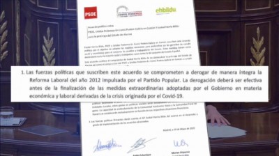 Derogación Reforma Laboral 2012 - Cronología del Pacto