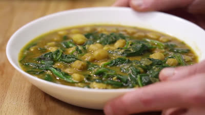 Garbanzos con Espinacas fáciles