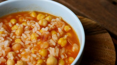 Garbanzos con arroz como se hacen