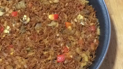 Fideuá de Carne y Verduras