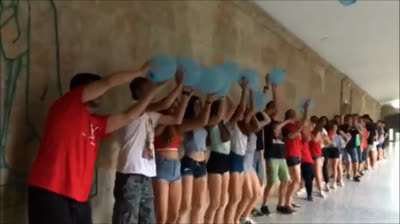 Flashmob 40 años. Todo el campamento.