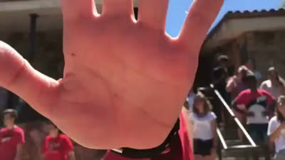 Flashmob en el campamento de La Casona.