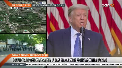 Donald Trump announces curfew and deploys the National Guard