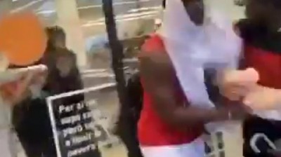 Saqueo Aldi en Girona